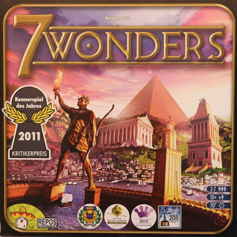7 Wonders Cover des Brettspiels '7 Wonders'
